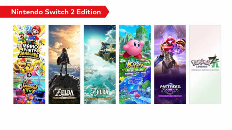 As mídias físicas “Nintendo Switch 2 Edition” vêm o jogo e o pacote de melhoria tudo no mesmo cartucho, afirma Nintendo