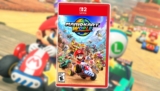 Um Olhar para a Parte de Trás da Capa do Mario Kart World para Switch 2