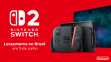 Switch 2 chega oficialmente ao Brasil em 5 de junho, com preço de R$ 4.499,90